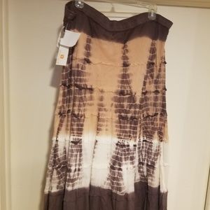Tie-dye Flow Skirt